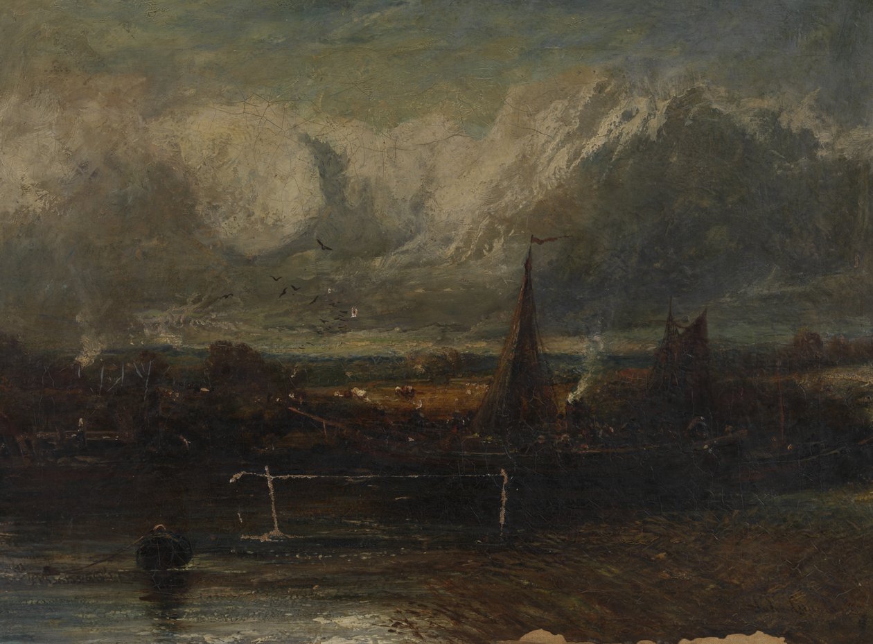 Paysage marin, imitation dans le style de John Constable (1776-1837) - John (manner of) Constable