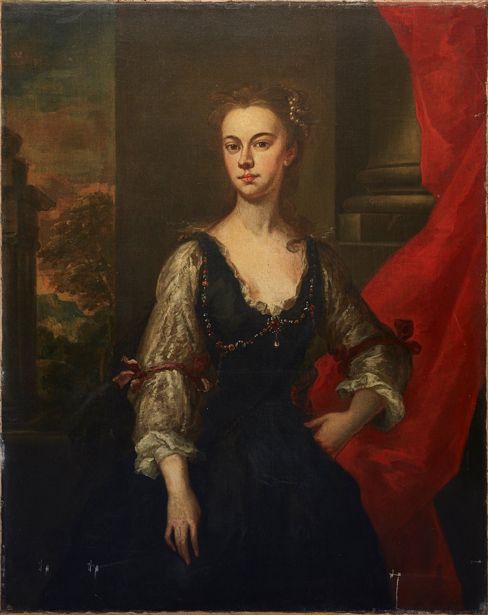 Portrait dit être Elizabeth, comtesse de Pembroke (1674-1739) - John (studio of) Vanderbank