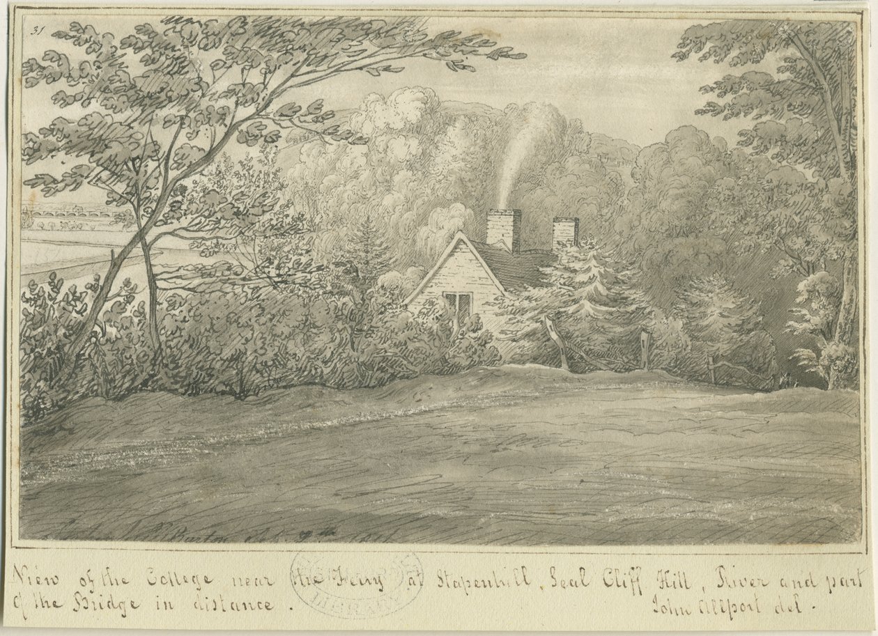 Burton-upon-Trent : dessin à la plume et à l