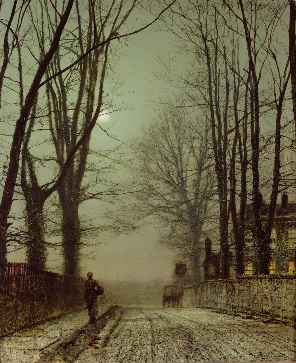 Putney Park Lane - John Atkinson Grimshaw