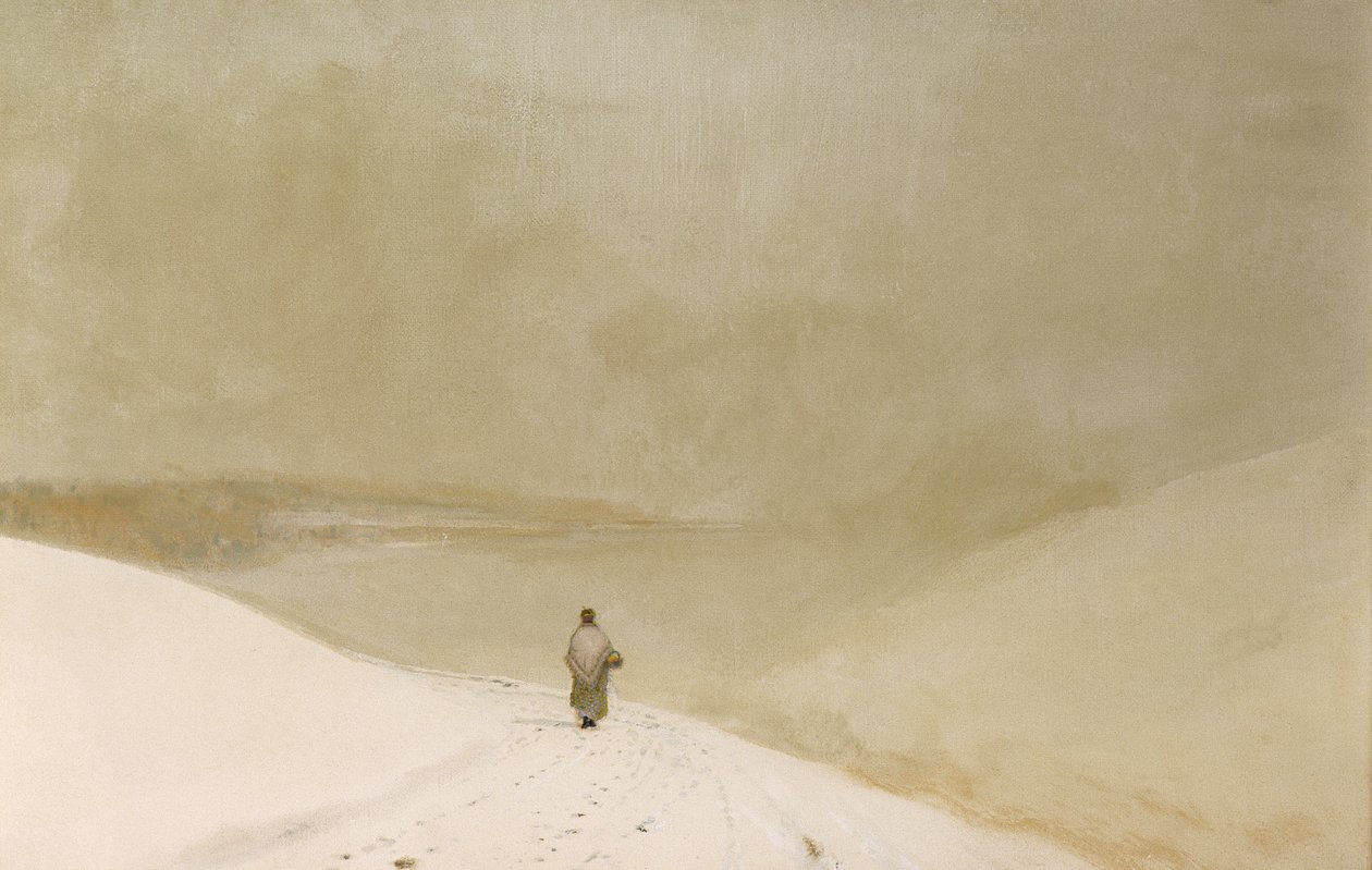 Neige et Brume (Caprice en Jaune Mineur) - John Atkinson Grimshaw