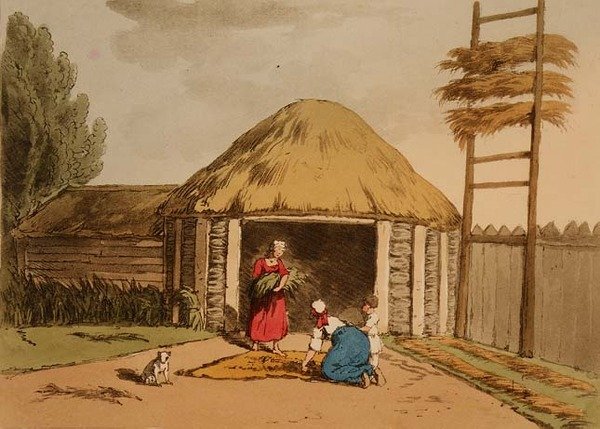Tri et Séchage du Chanvre, planche 95 du Volume III de 