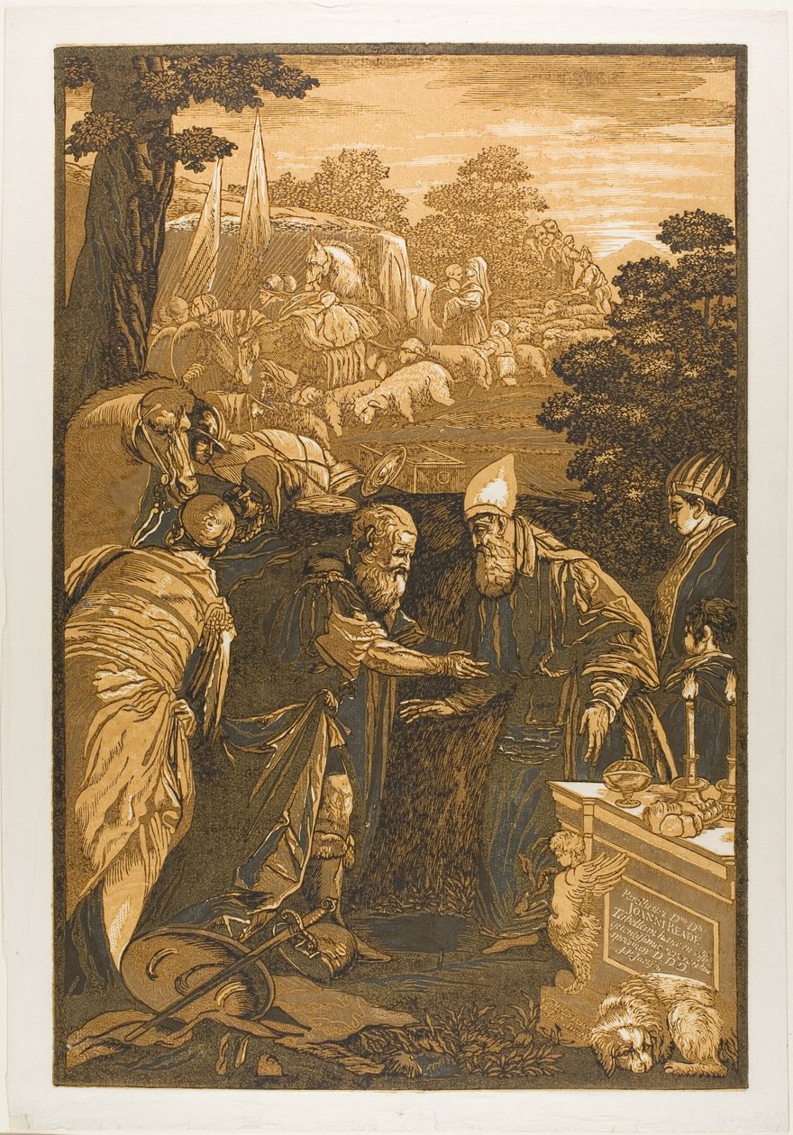 Melchisedech bénissant Abraham, de Opera Selectoria - John Baptist Jackson