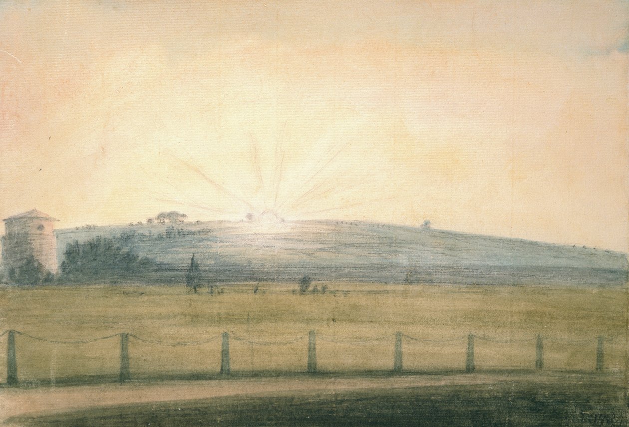 Coucher de soleil vu de l