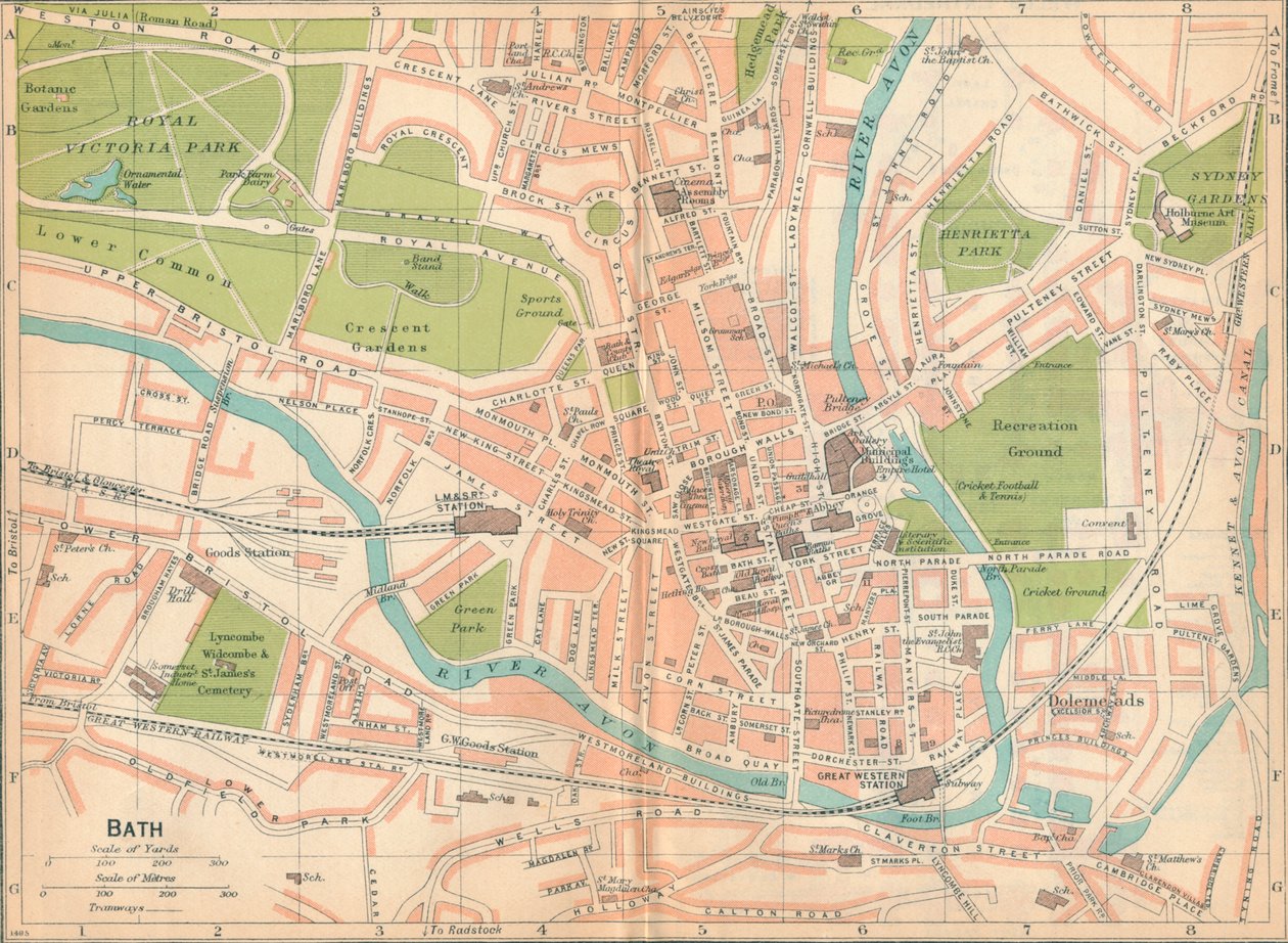 Bain, 20ème siècle - John Bartholomew