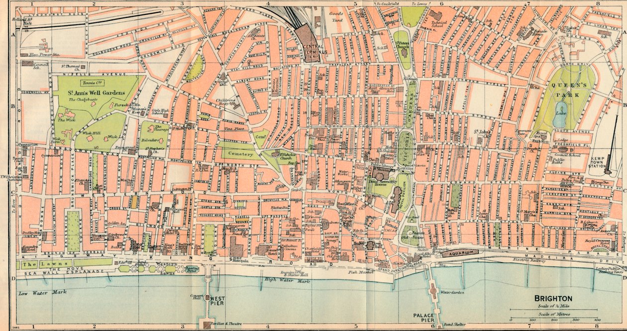 Brighton, 20e siècle - John Bartholomew