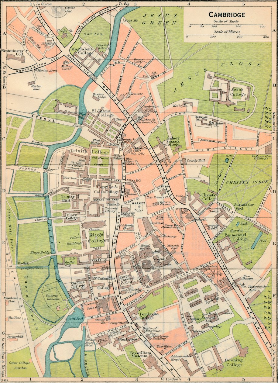 Cambridge, 20ème siècle - John Bartholomew