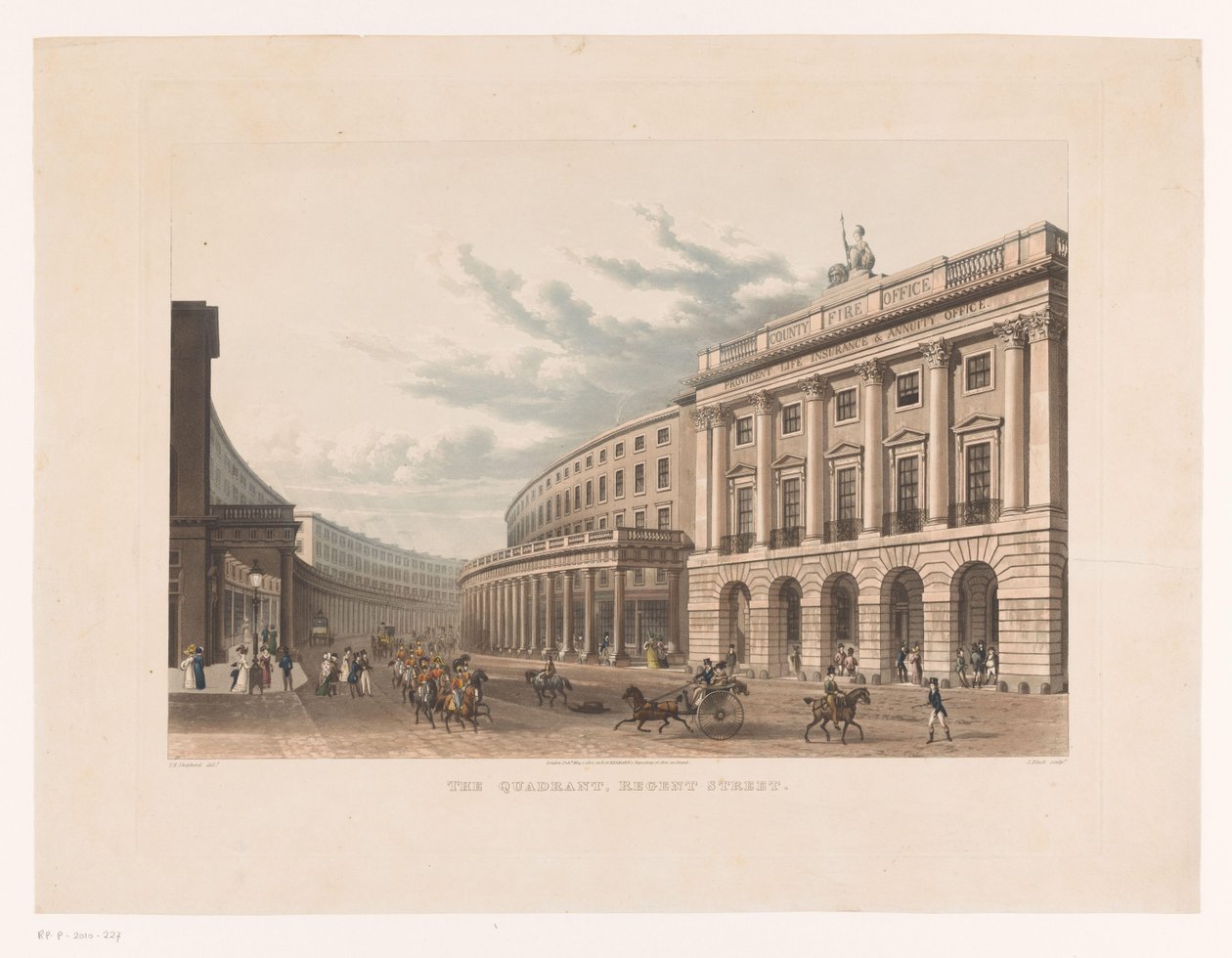 Vue de Regent Street à Londres - John Bluck