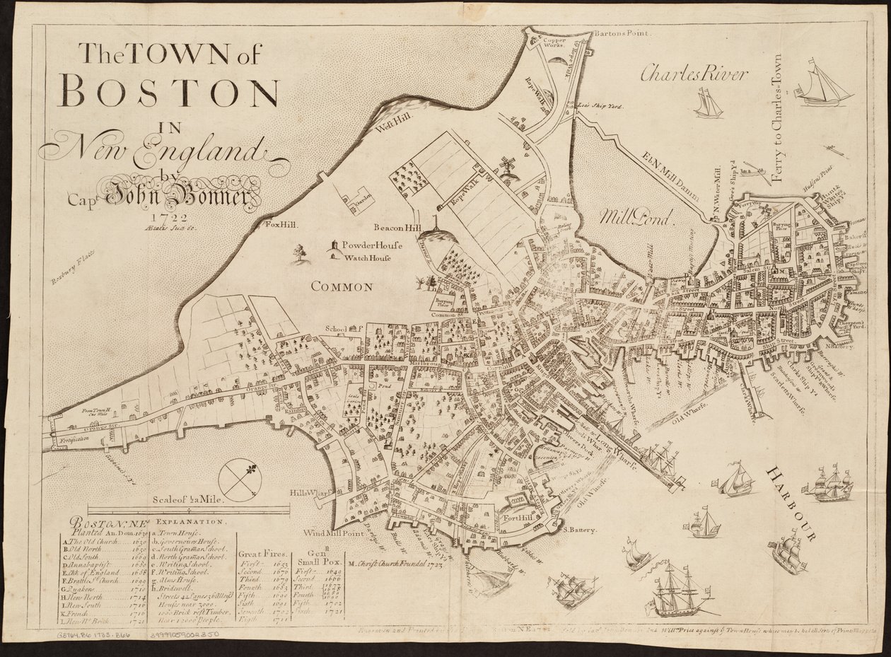 La ville de Boston en Nouvelle-Angleterre - John Bonner