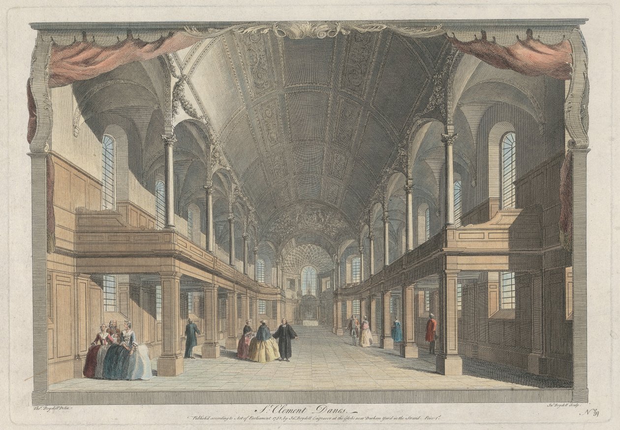 St. Clement Danes - John Boydell