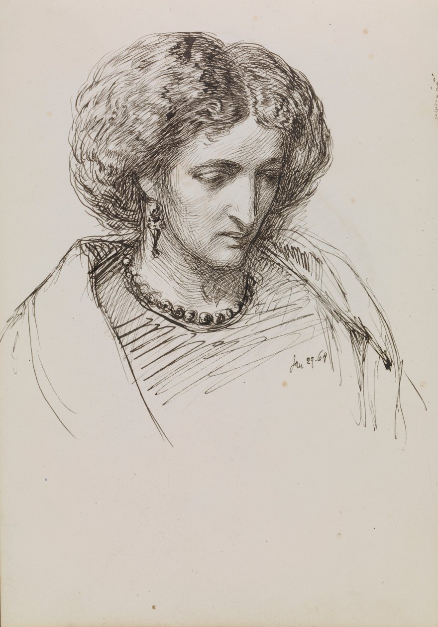 Croquis de portrait en buste d