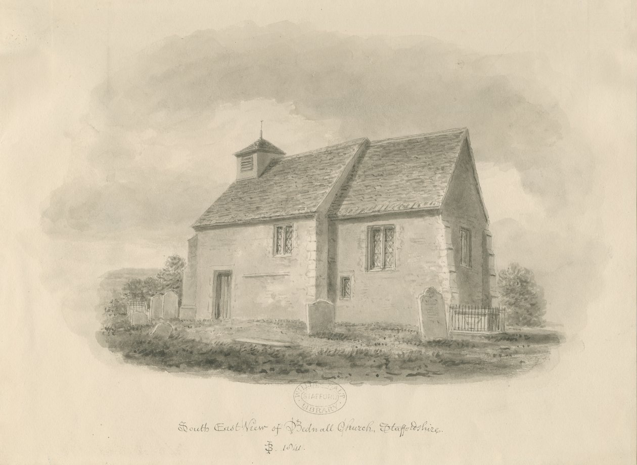 Église de Bednall - John Buckler