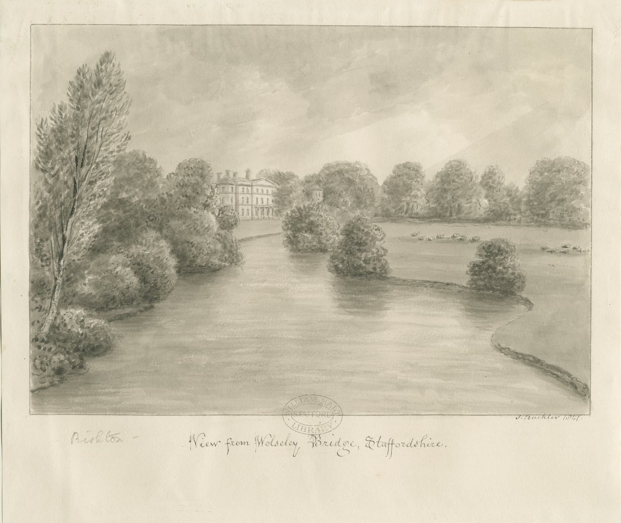 Bishton Hall - John Buckler