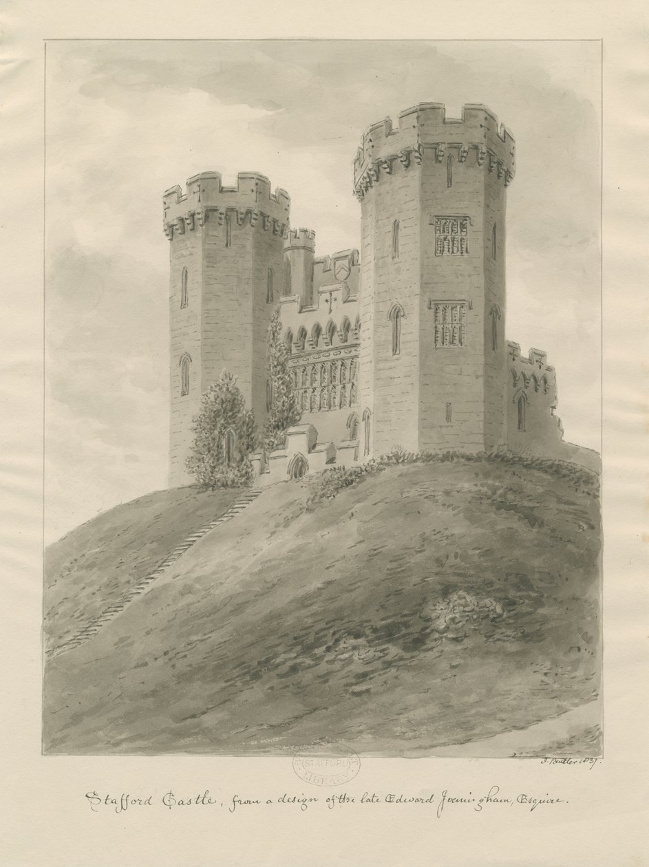 Église du Château - Château de Stafford - John Buckler