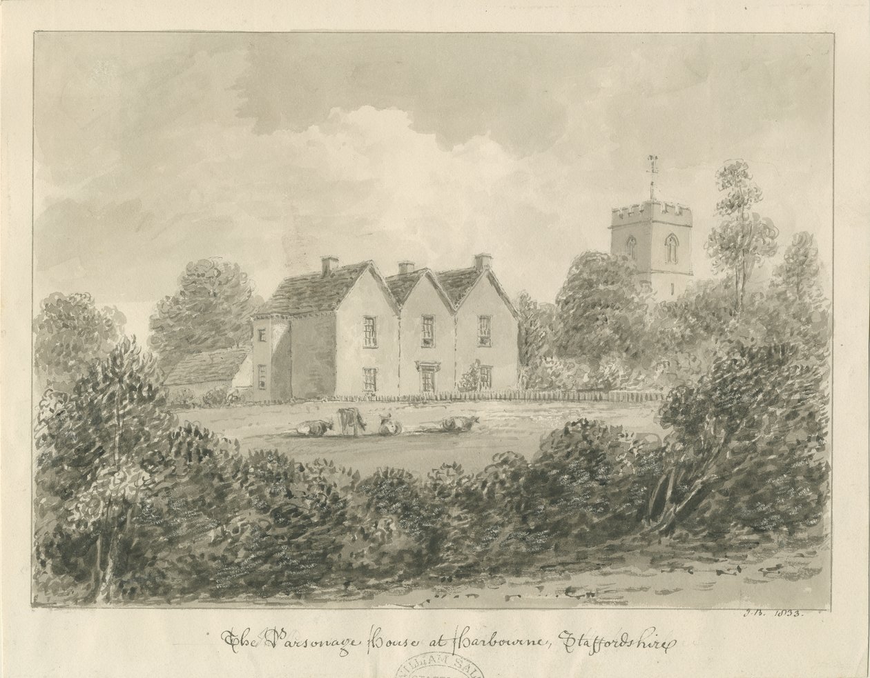 Harborne - Presbytère - John Buckler