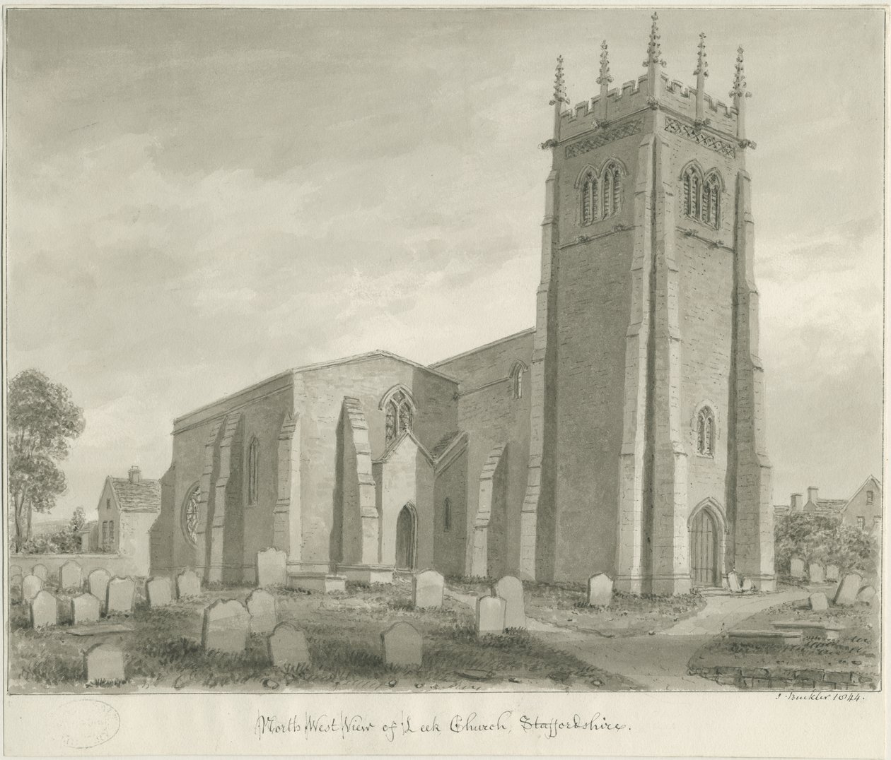 Église de Leek - John Buckler