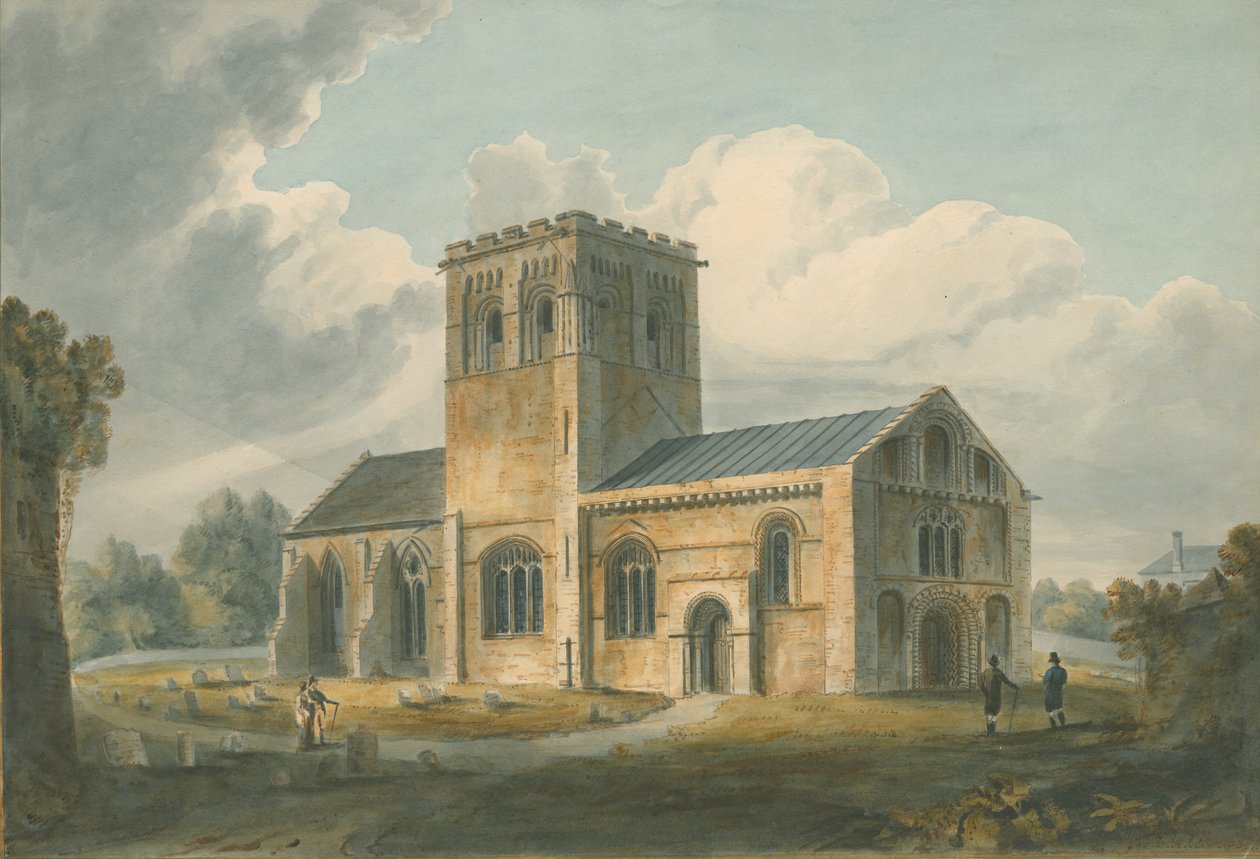 Oxfordshire - Église de Meofley, 1802 - John Buckler