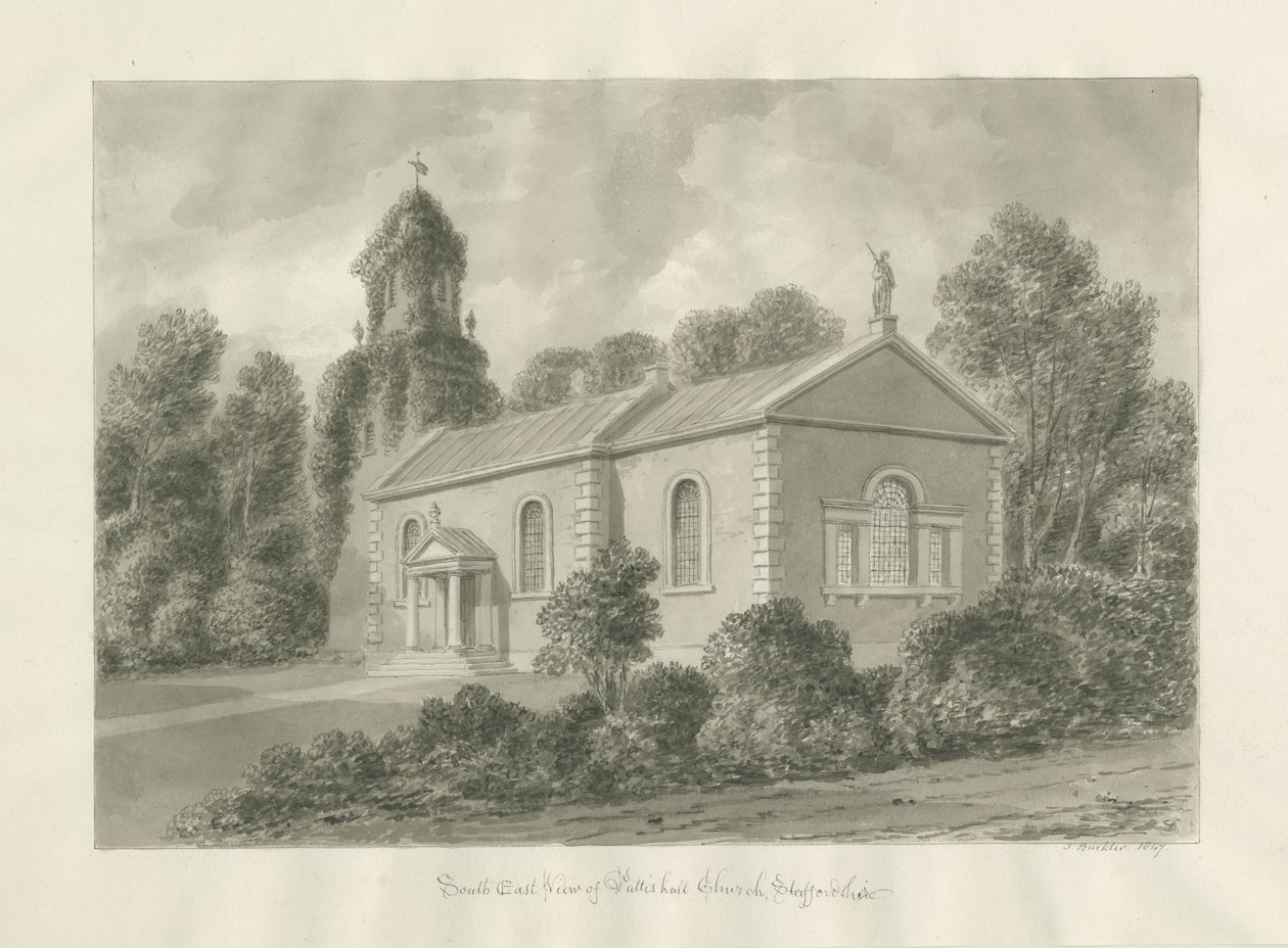 Église de Patshull - John Buckler