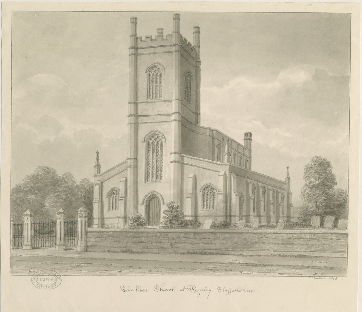Église de Rugeley (nouvelle) - John Buckler