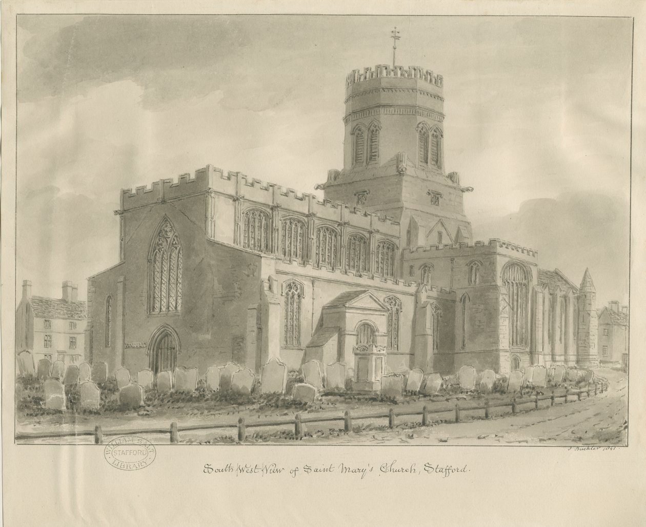 Stafford - Église Sainte-Marie - John Buckler