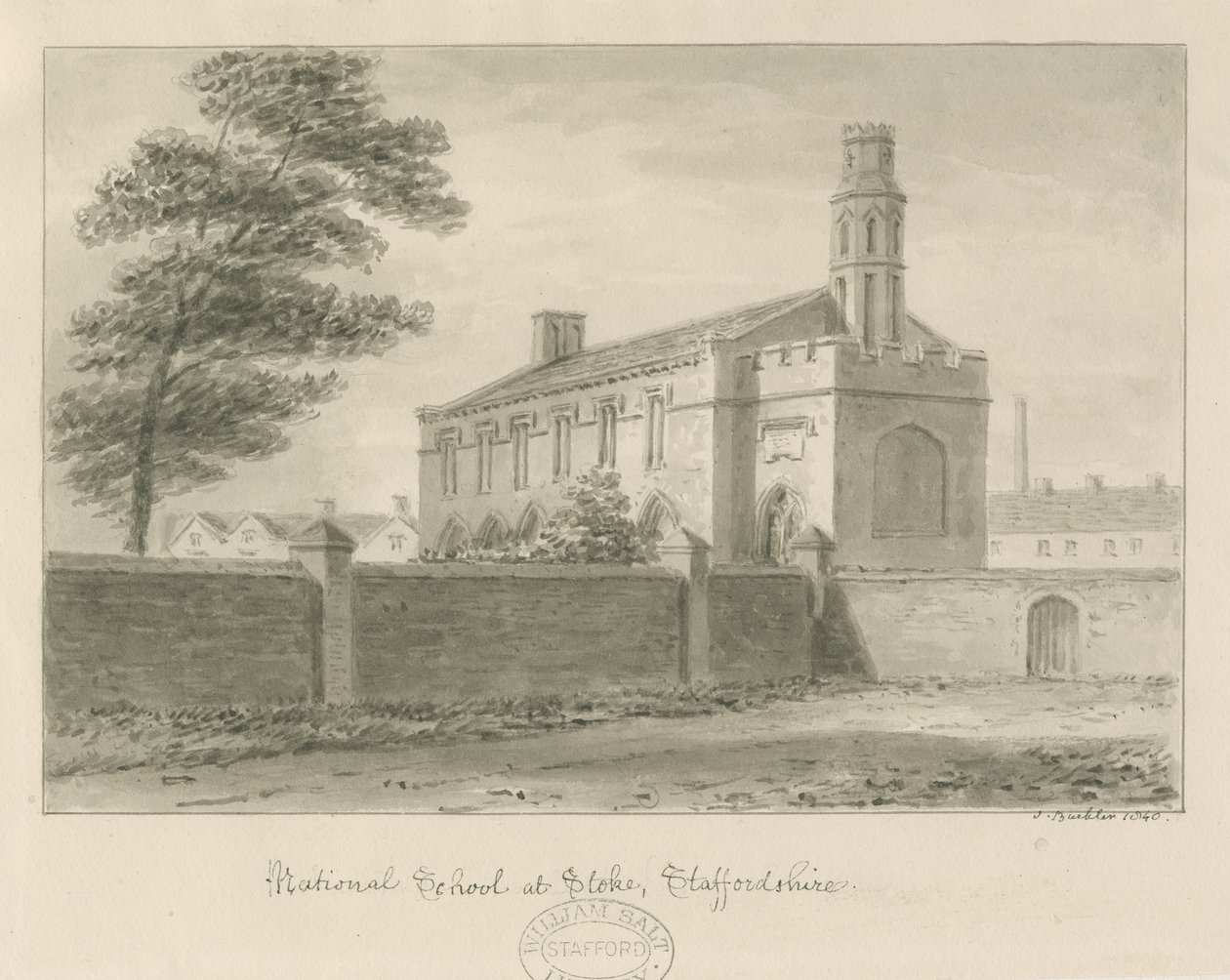 Stoke-upon-Trent - École nationale - John Buckler