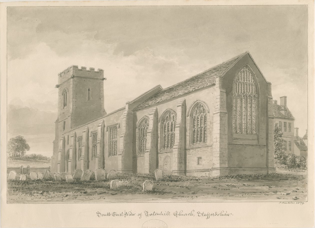 Église de Tatenhill - John Buckler