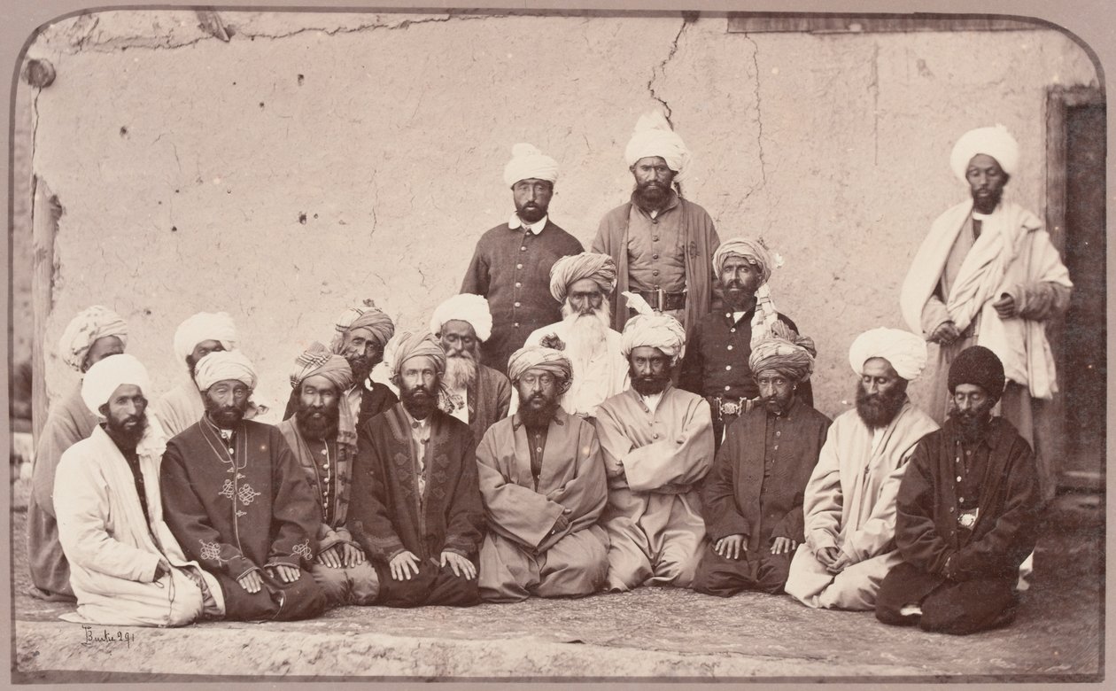 Sirdar Habeeboolah [sic] Gilzai et autres Khans, 1879 - John Burke