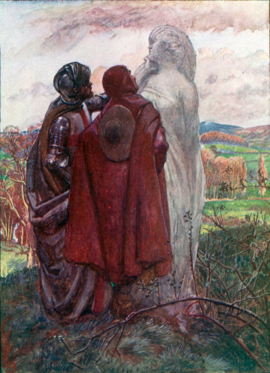 La femme de Lot (lithographie couleur) - John Byam Liston Shaw