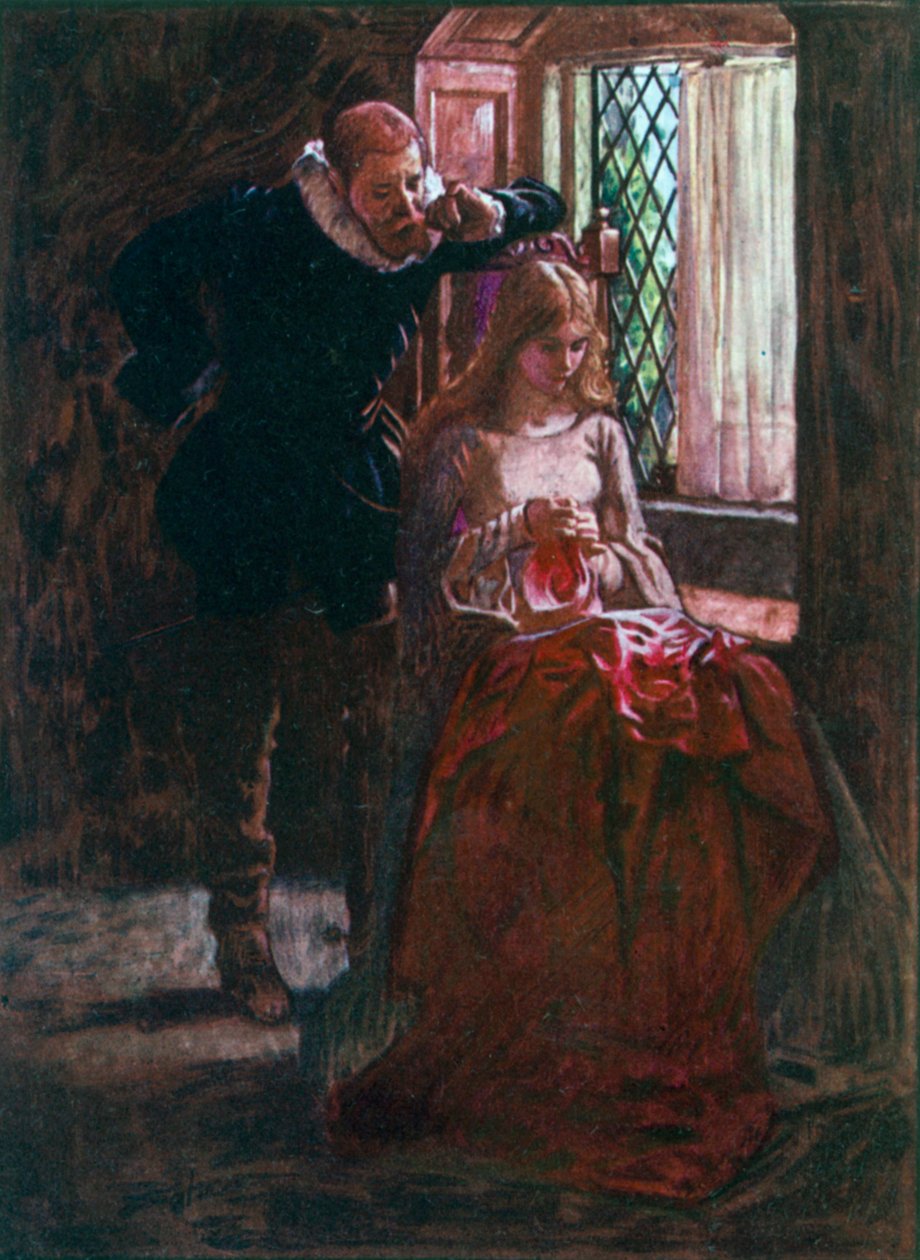 M. Brisk et Mercy (lithographie couleur) - John Byam Liston Shaw