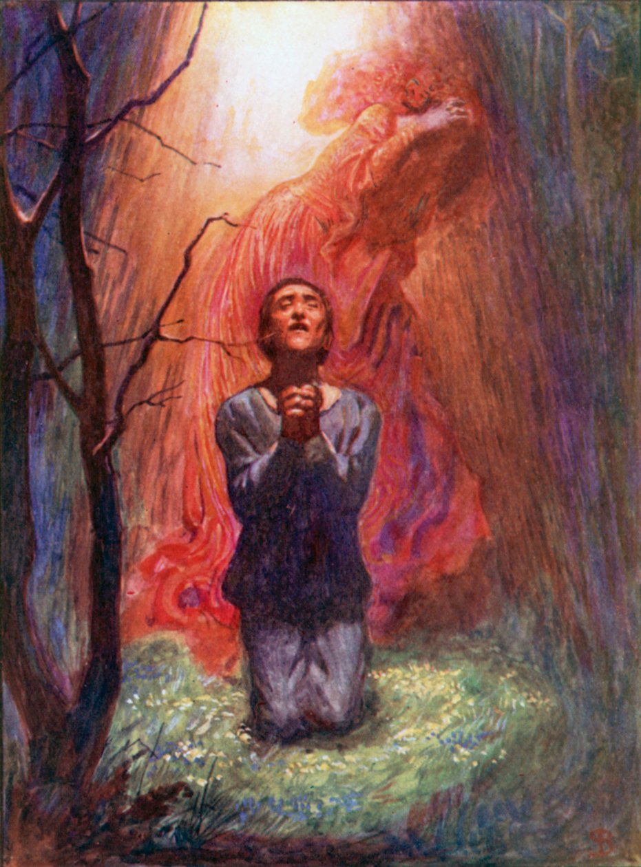 Mr Standfast (lithographie couleur) - John Byam Liston Shaw