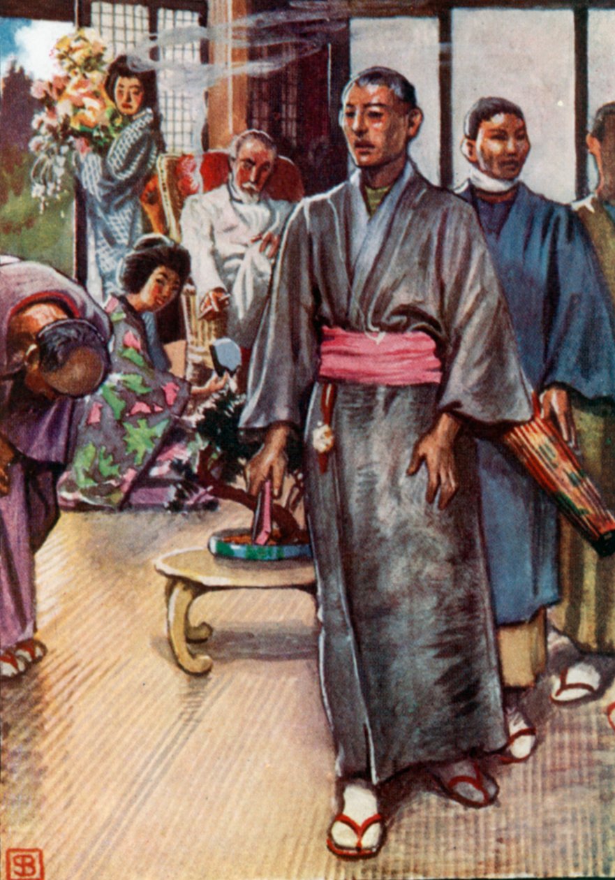 Puccini, Madame Butterfly (lithographie couleur) - John Byam Liston Shaw