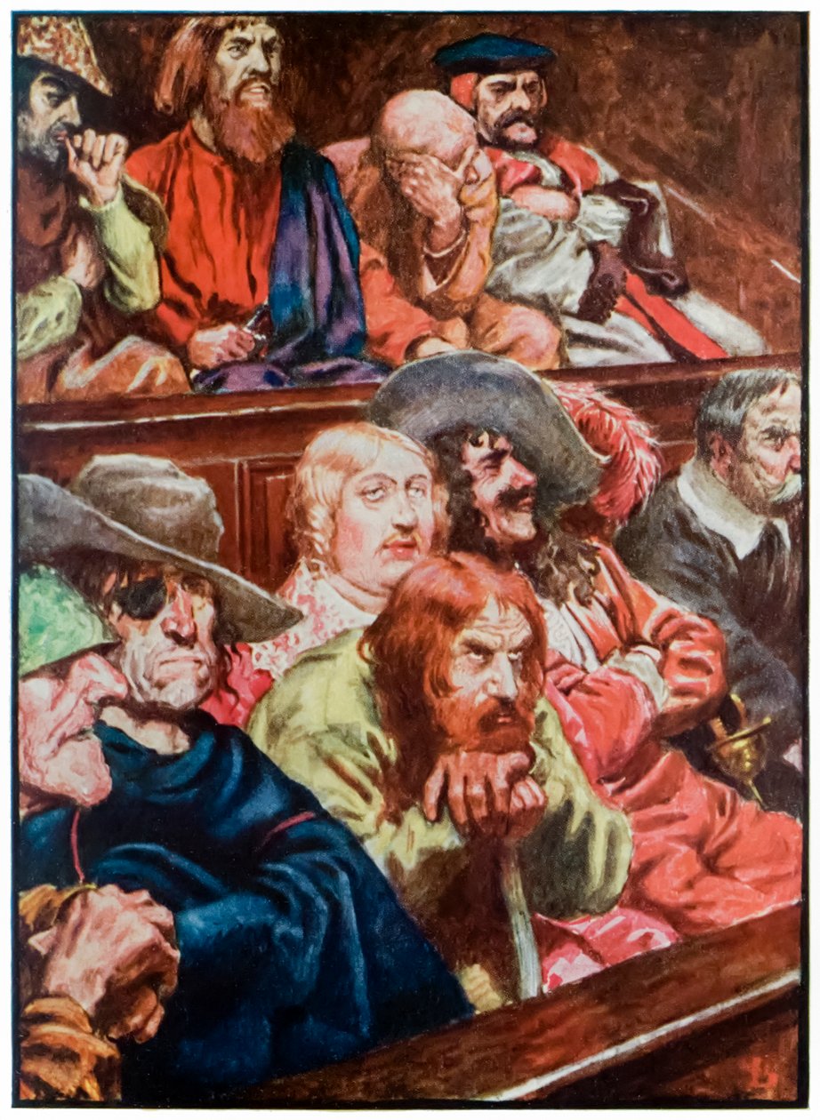 "Le Jury" de "Le Voyage du Pèlerin de ce Monde à Celui qui Vient" de John Bunyan - John Byam Liston Shaw
