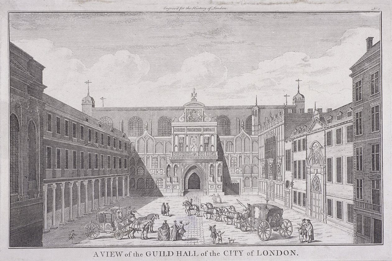 Guildhall, Londres - John Chessell Buckler