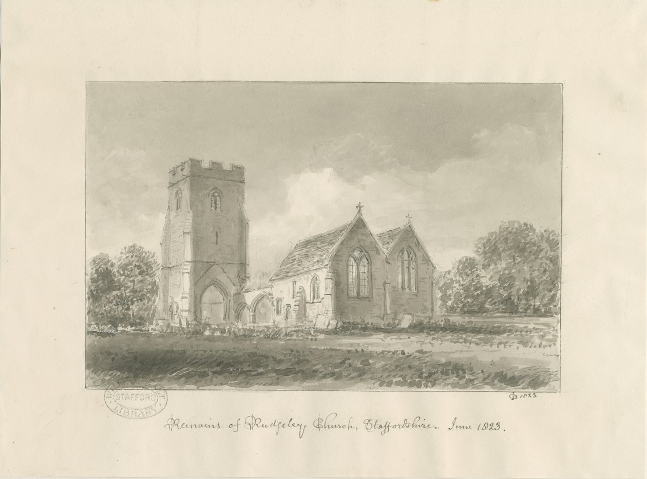 Église de Rugeley - John Chessell Buckler