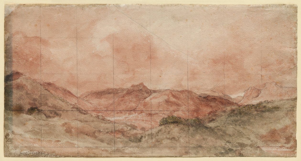 Bow Fell et les Langdale Pikes - John Constable