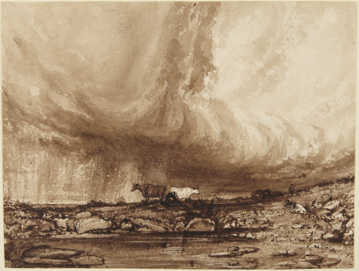 Bétail dans un orage - John Constable