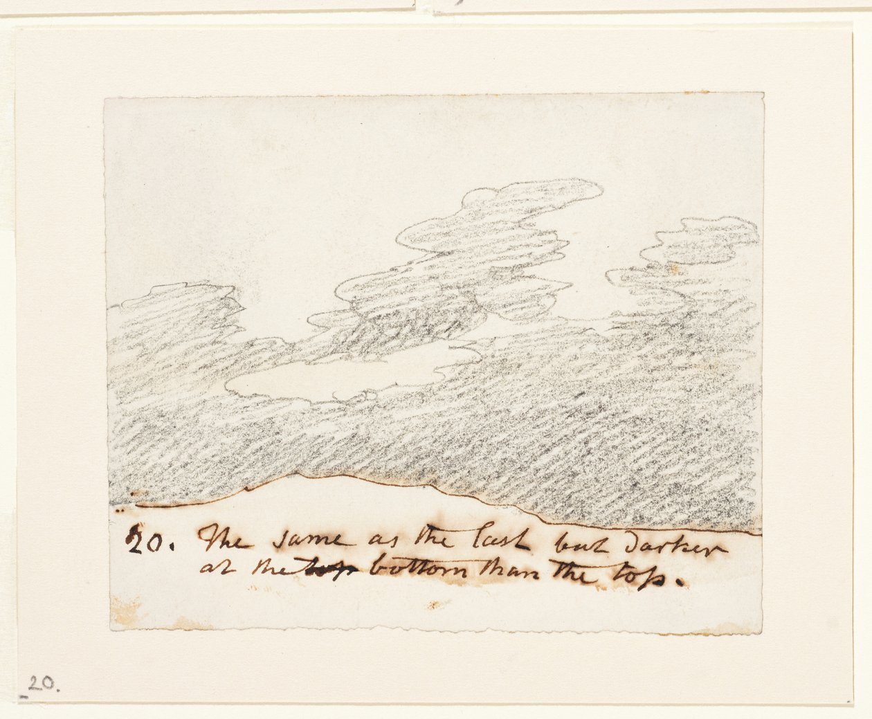 Étude de nuages (d