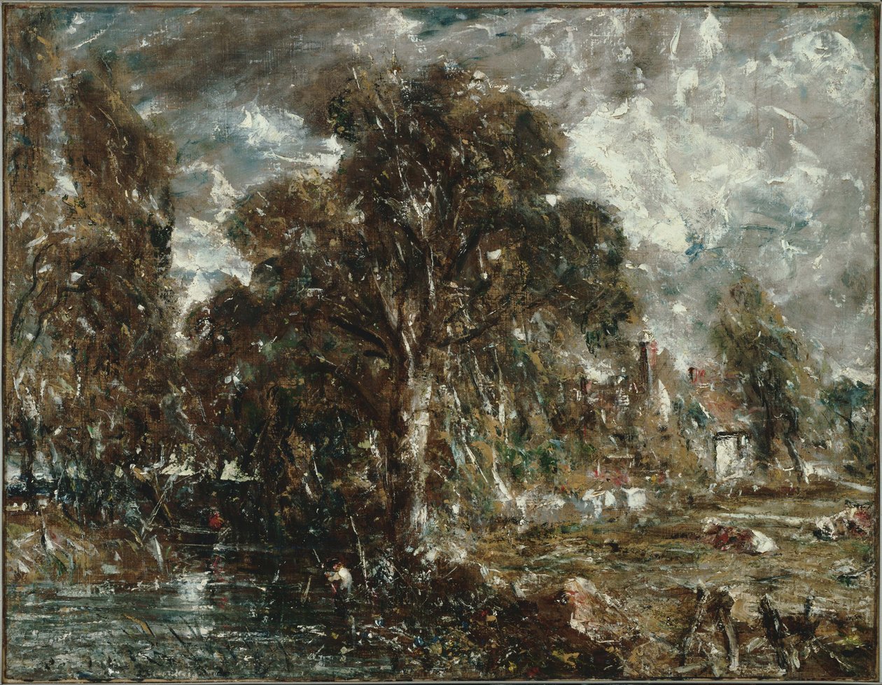 Sur la rivière Stour - John Constable