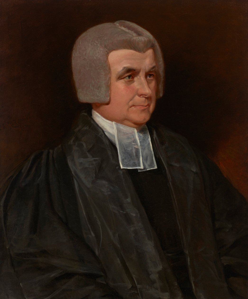 Portrait du Révérend Dr. John Wingfield (1760-1825), chanoine de la cathédrale de Worcester, en demi-longueur, vêtu d