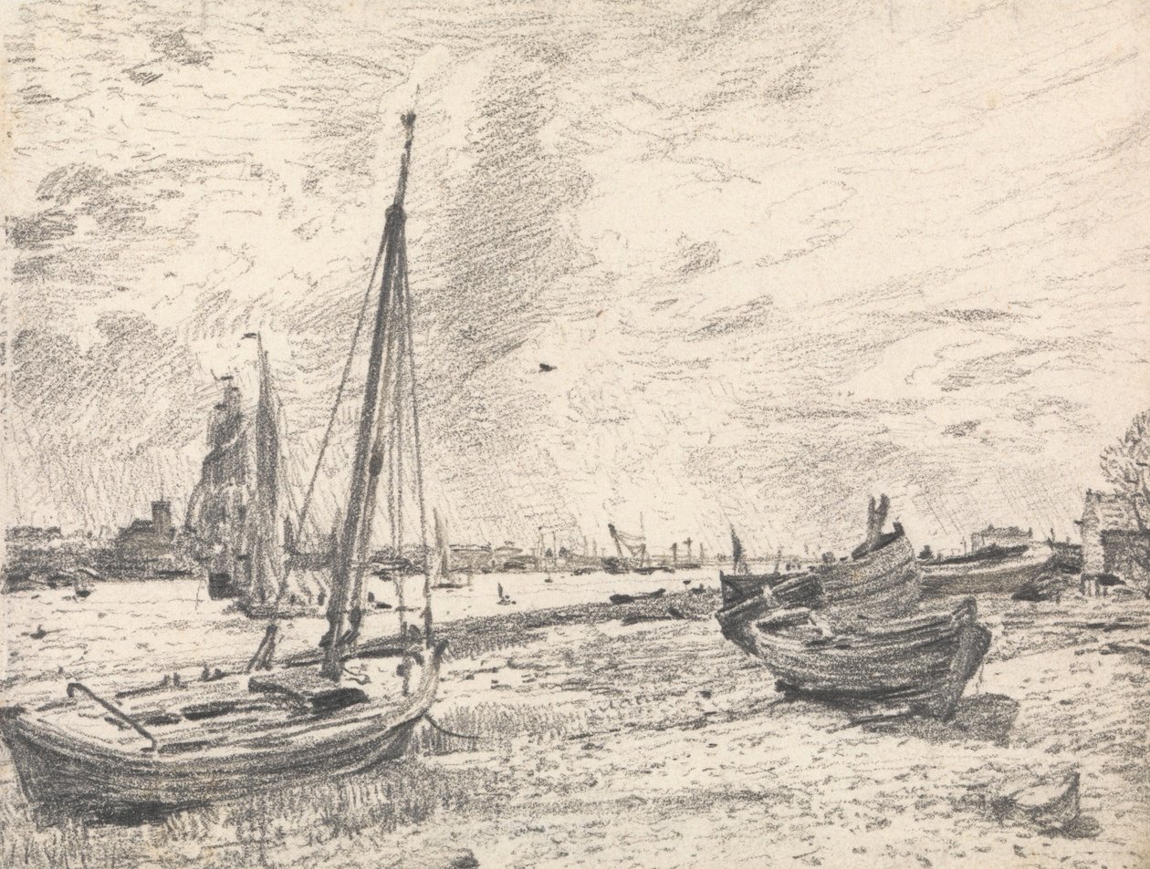 La navigation sur la Tamise - John Constable