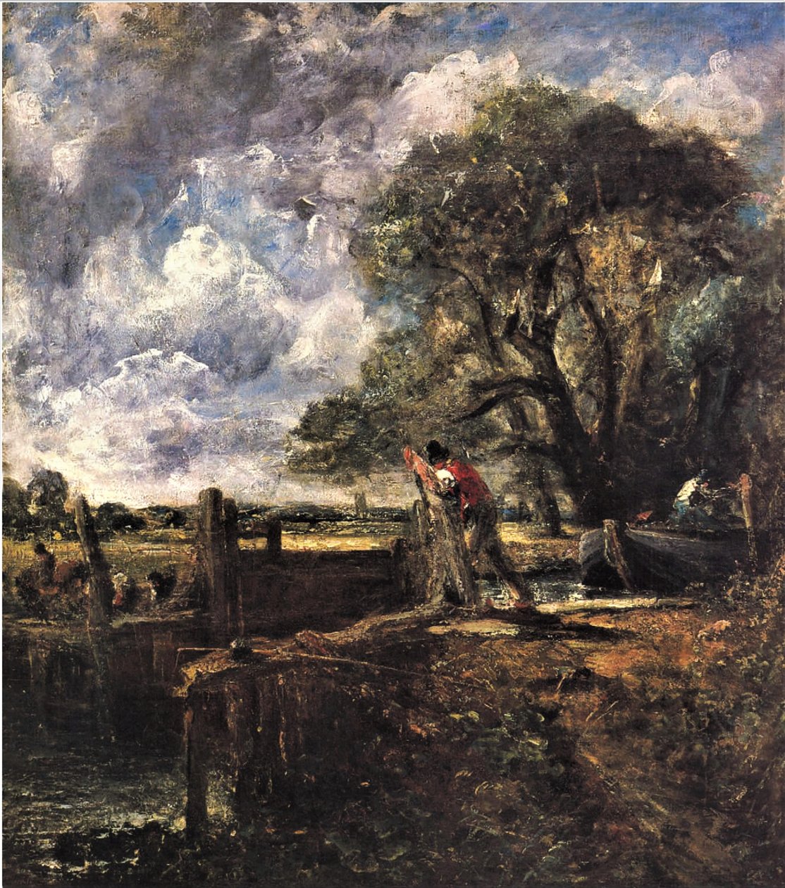 Étude pour The Cornfield - John Constable