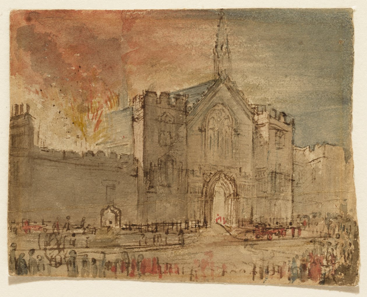 Les chambres du Parlement en feu - John Constable