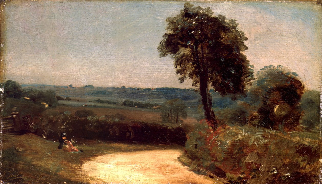 The Lane from East Bergholt to Flatford (Le chemin d