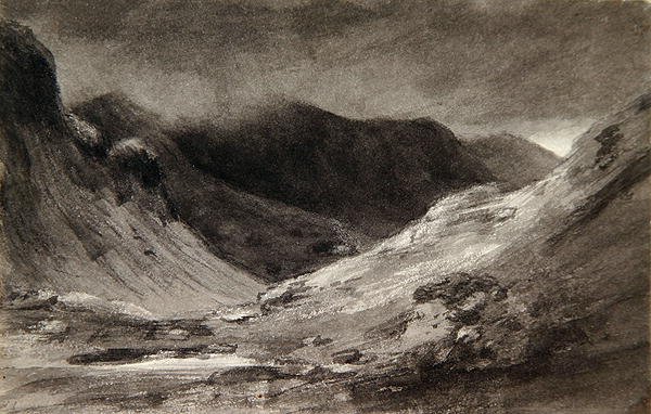 La vallée de Newlands : Un après-midi très orageux - John Constable