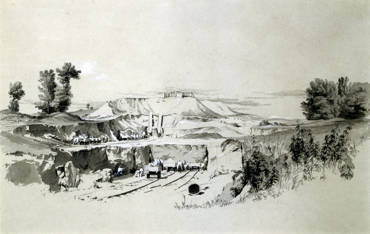 Tunnel de Linslade, 23 juin 1837 - John Cooke Bourne