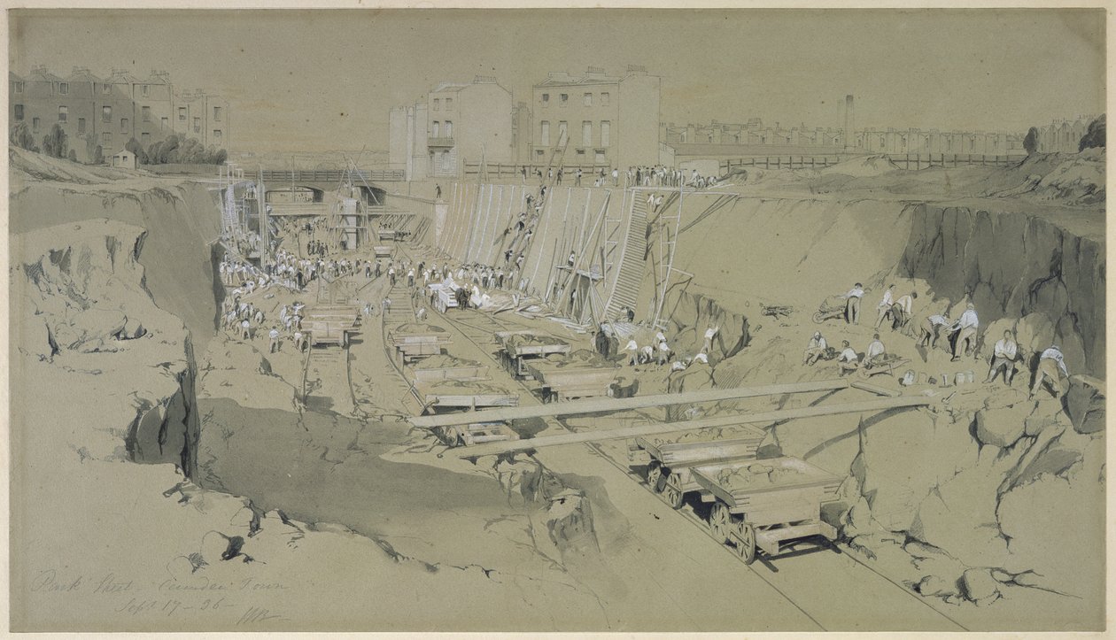 Park Street, Camden Town, 17 septembre 1836 - John Cooke Bourne