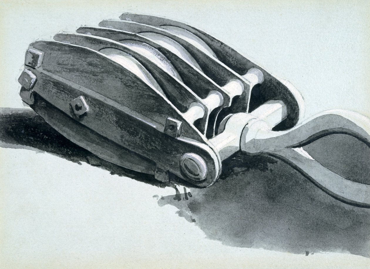 Poulie utilisée dans la construction ferroviaire, 1833-38 - John Cooke Bourne