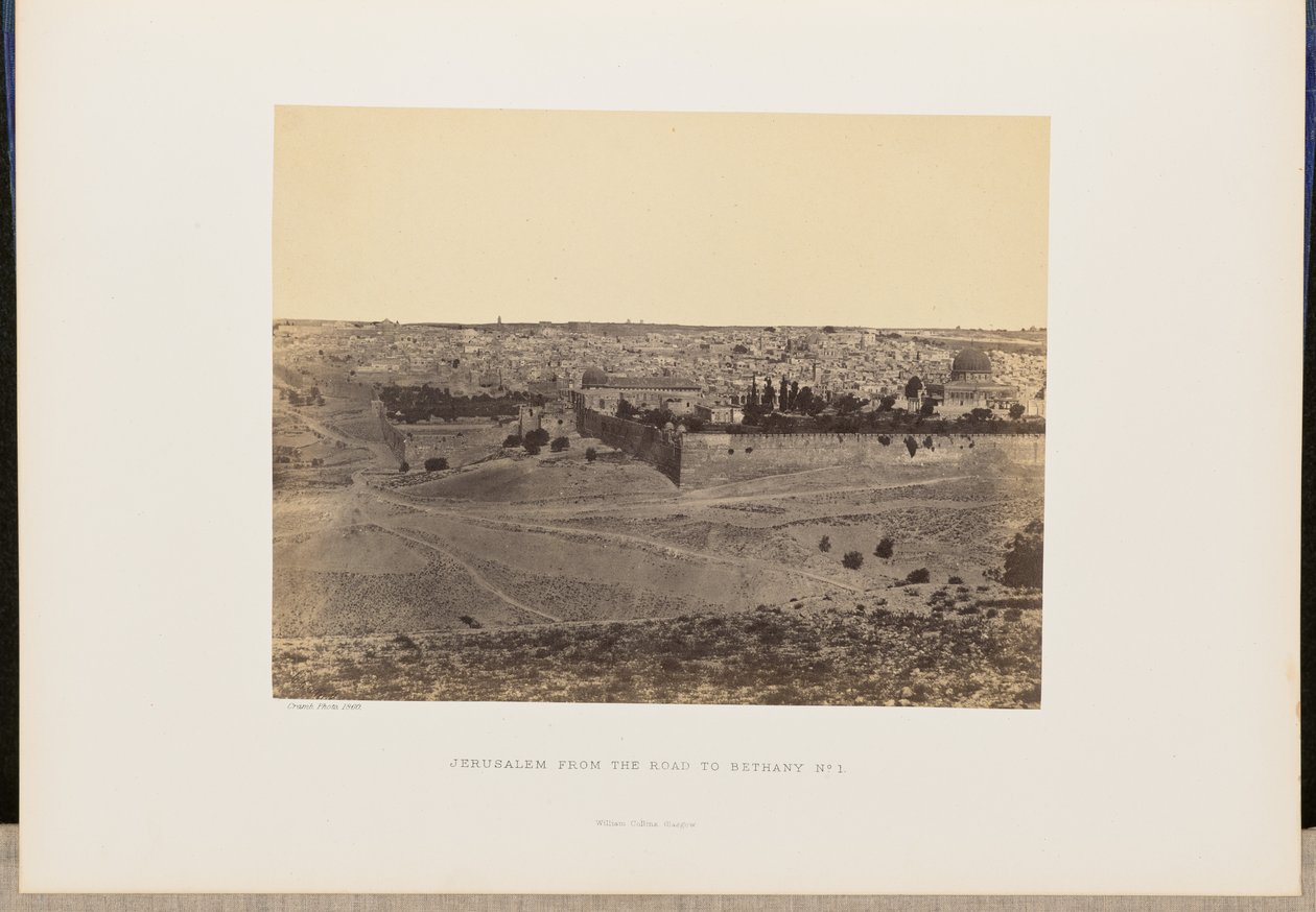 Jérusalem depuis la route de Béthanie, n° 1 - John Cramb