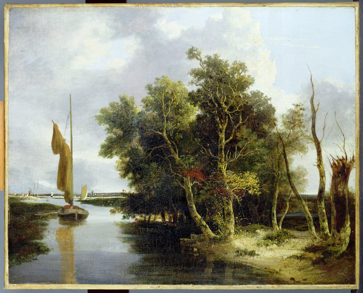 Wherries sur le Yare - John Crome