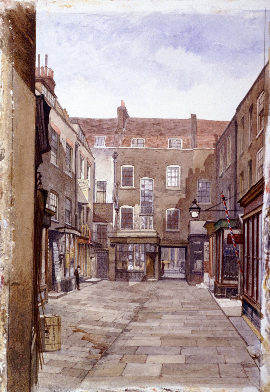 Bâtiments des vendeurs de cuir, London Wall, Londres, 1883 - John Crowther